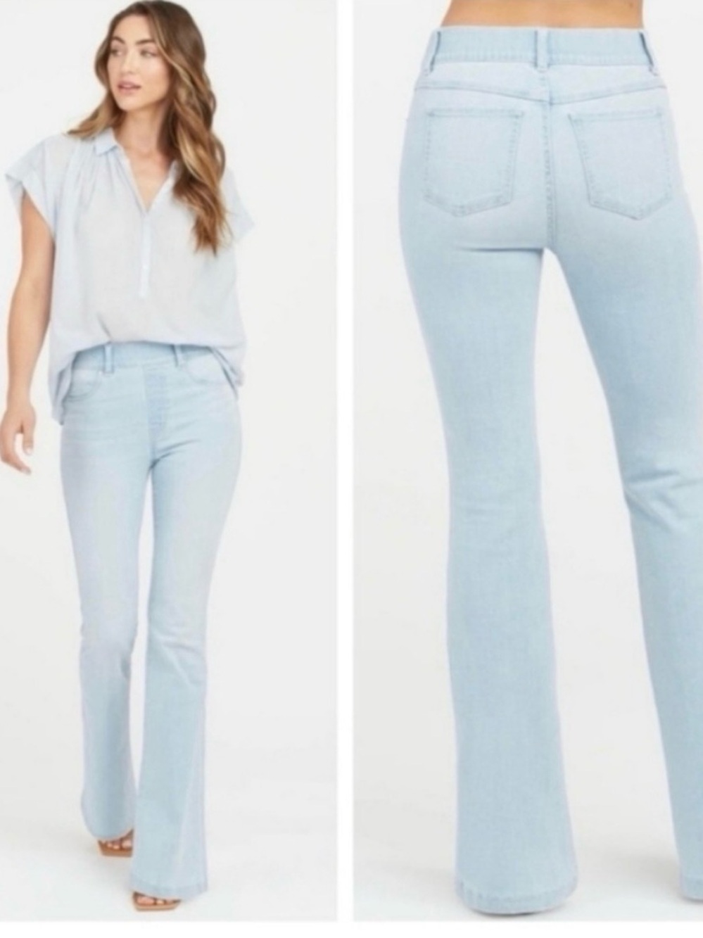 SPANX Light Blue Women's Bootcut Jeans